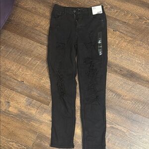 Aeropostale Black Skinny Jeans Sleek Fit